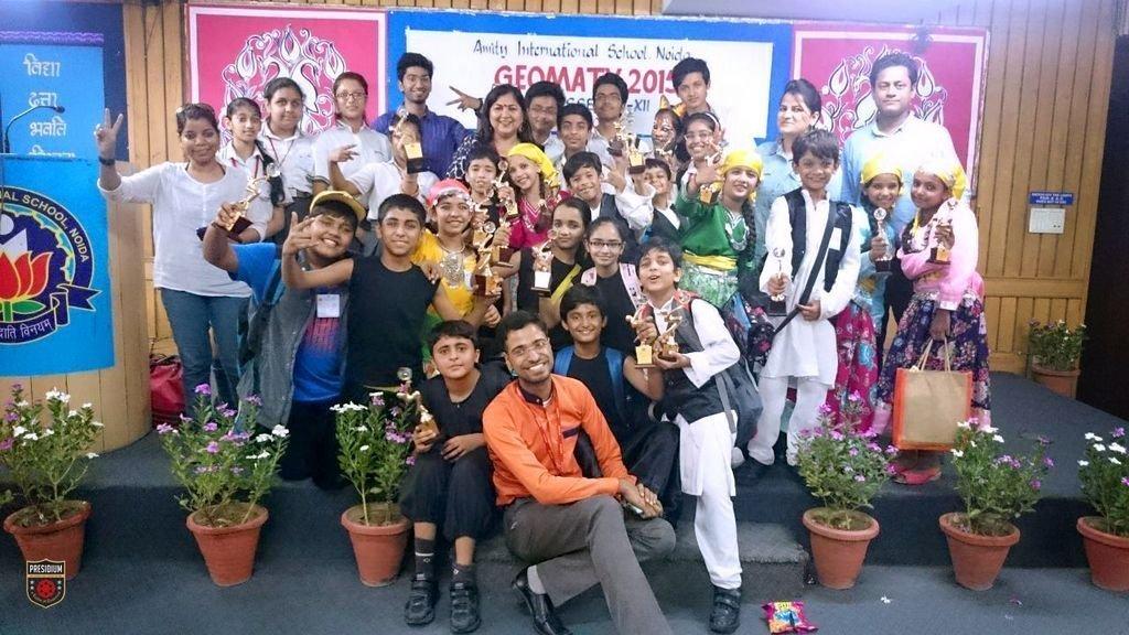 Presidium Indirapuram, PRESIDIANS BAGGED LAURELS IN GEOMATY 2015